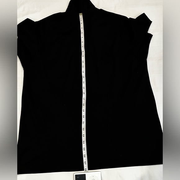 Nike Embroidered Logo Black Tennis Solid Polo Shirt  Men - Picture 4 of 9